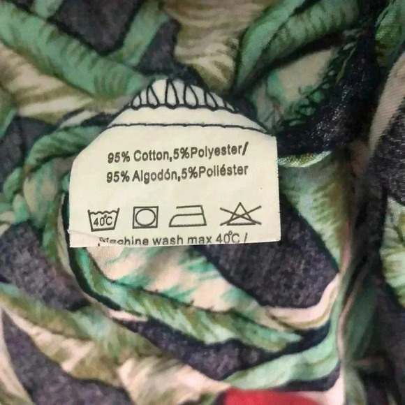 Yozly XL snap button swimsuit cover tropical - Picture 5 of 9